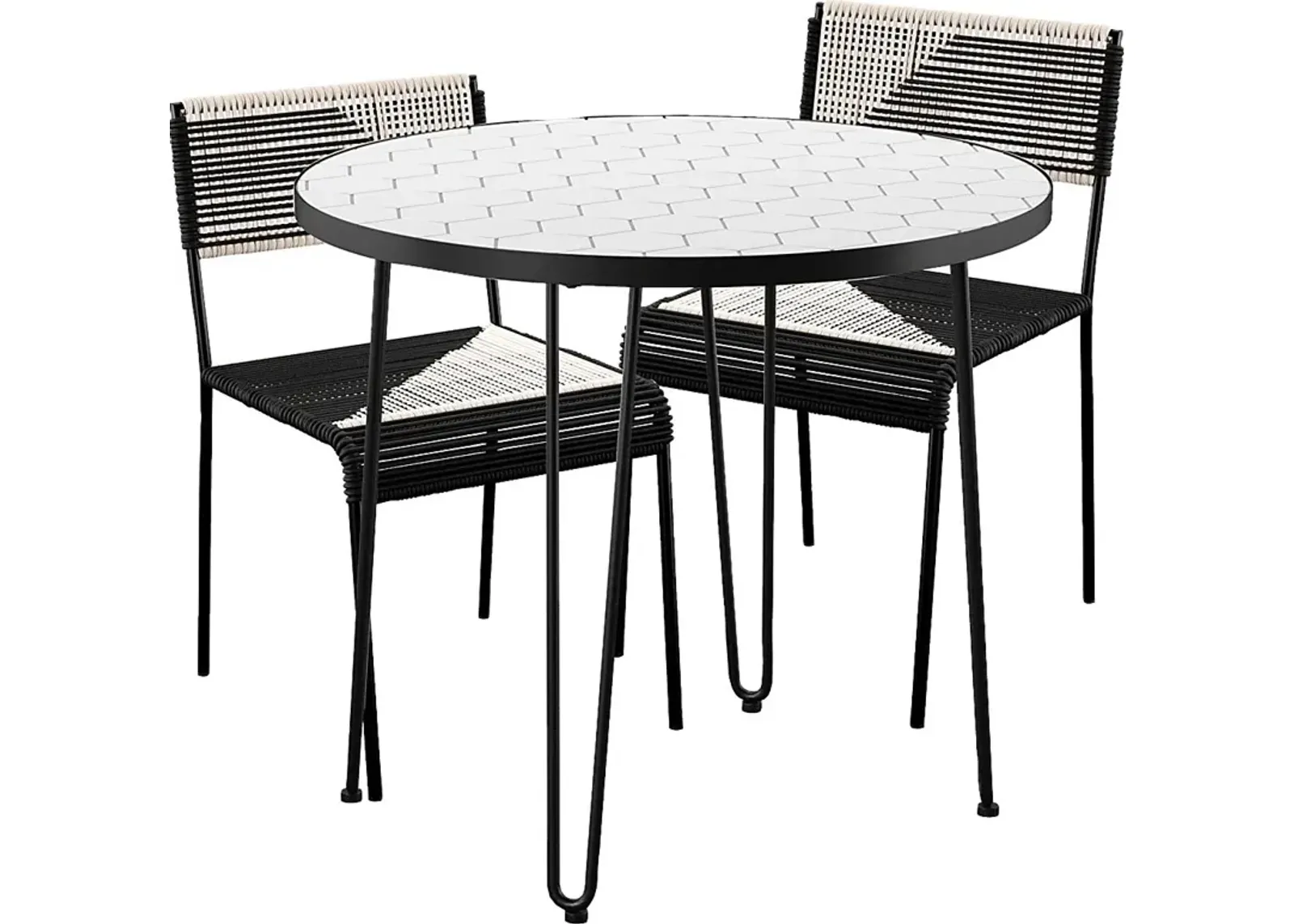 Outdoor Chalmette 3 Pc Dining Set