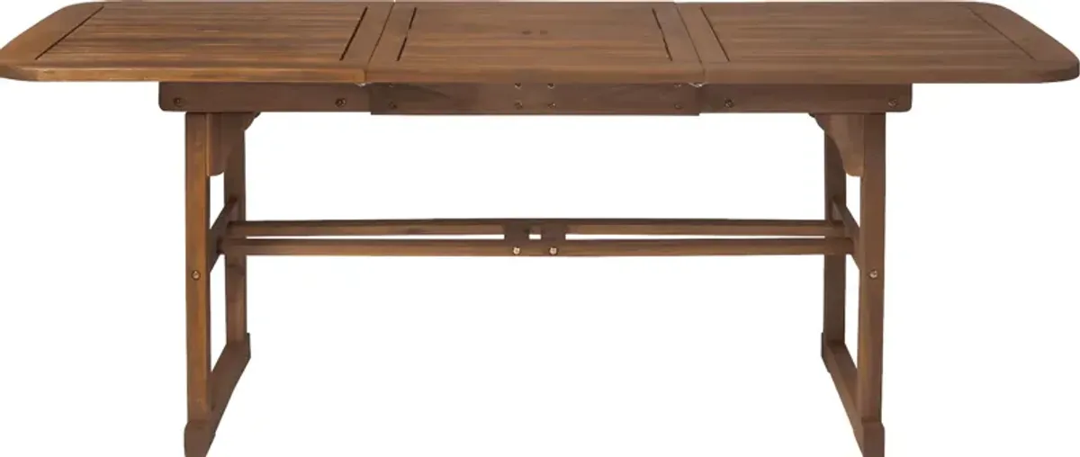 Eastline Dark Brown Outdoor Dining Table