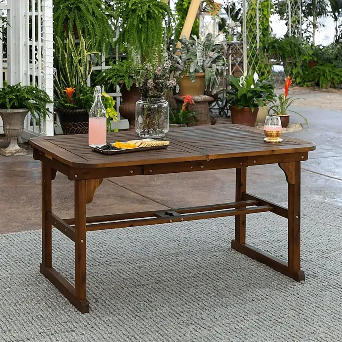 Eastline Dark Brown Outdoor Dining Table