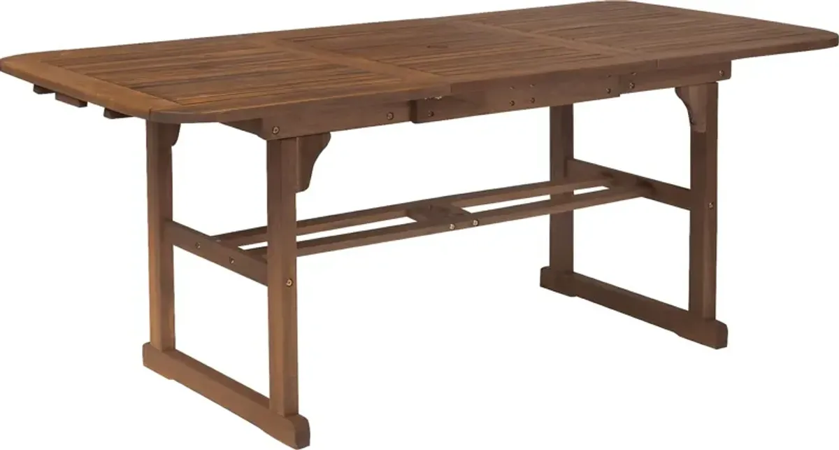 Eastline Dark Brown Outdoor Dining Table