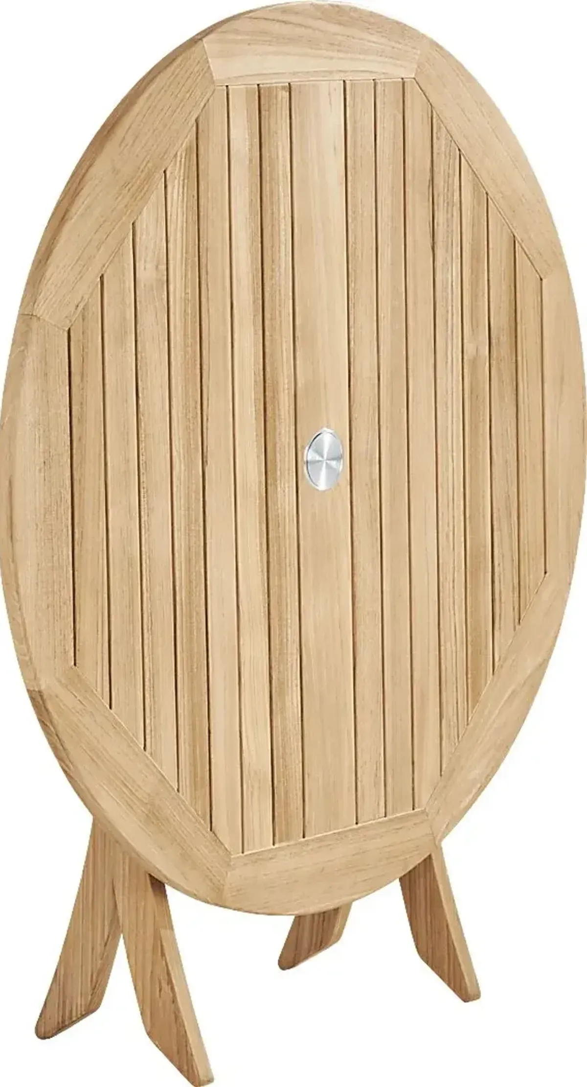 Pleasant Bay Natural Outdoor Folding Dining Table