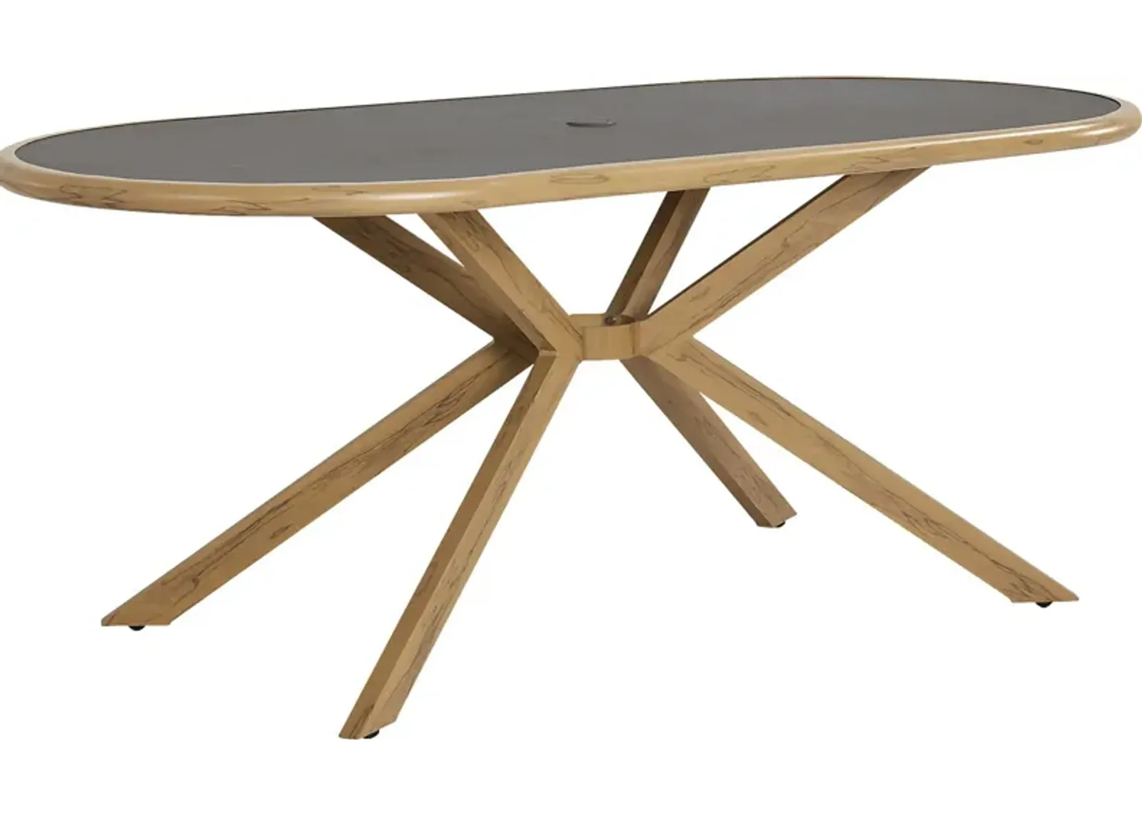 Logen Natural Oval Outdoor Dining Table