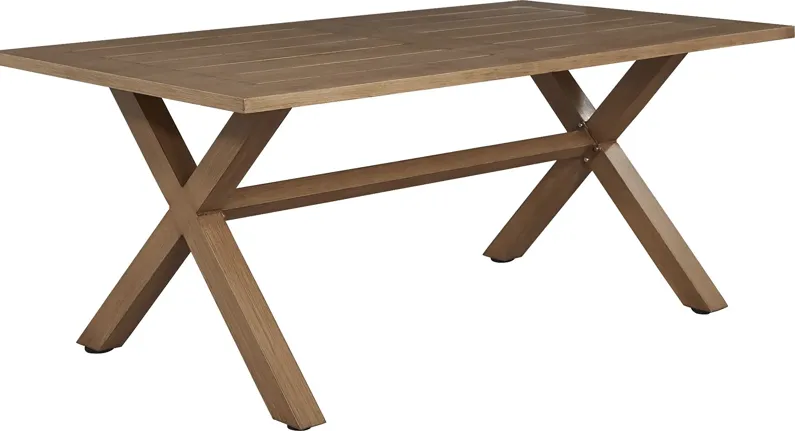 Southport Tan Outdoor Dining Table