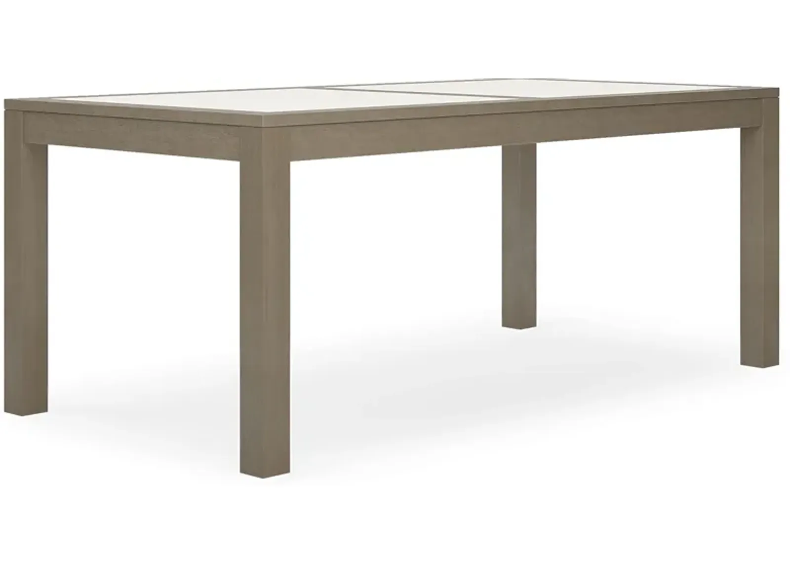 Lake Tahoe Gray Rectangle Outdoor Dining Table