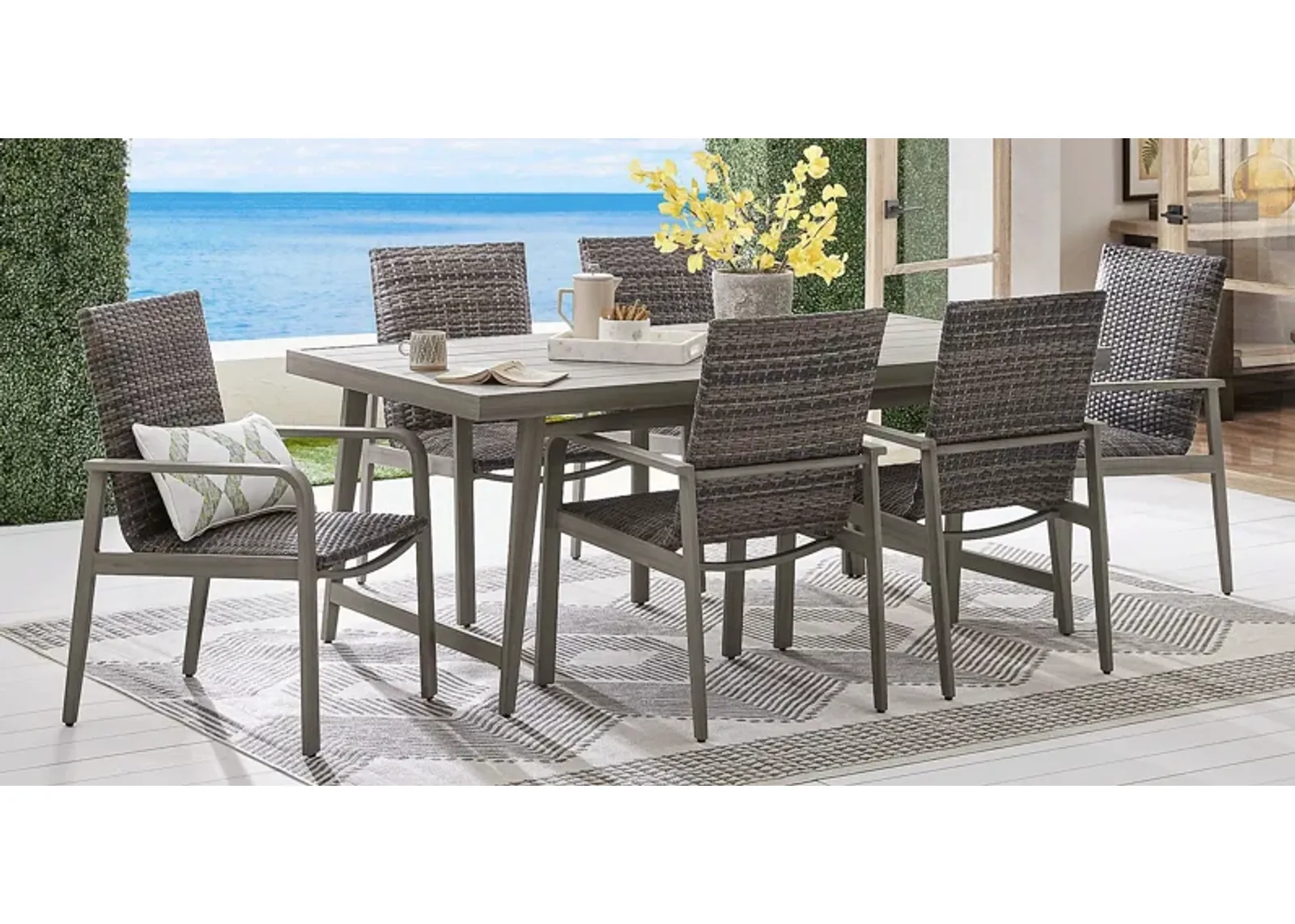 Montara Gray 7 Pc Outdoor Dining Set