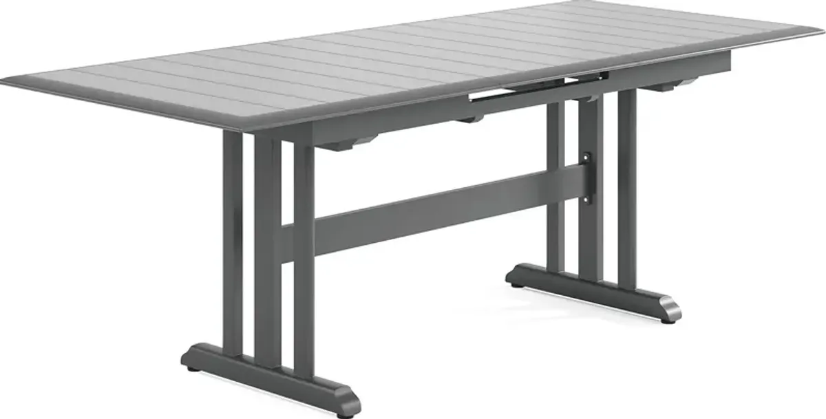 Kellen Charcoal Outdoor Dining Extension Table