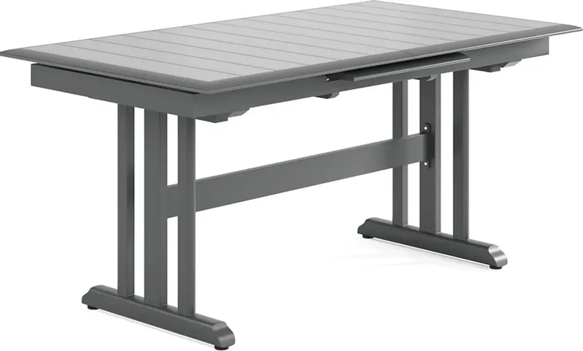 Kellen Charcoal Outdoor Dining Extension Table