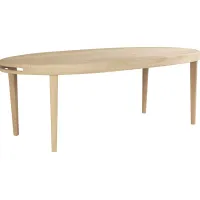 Riva Blonde Oval Outdoor Dining Table