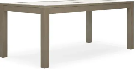 Lake Tahoe Gray Rectangle Outdoor Dining Table