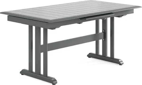 Kellen Charcoal Outdoor Dining Extension Table