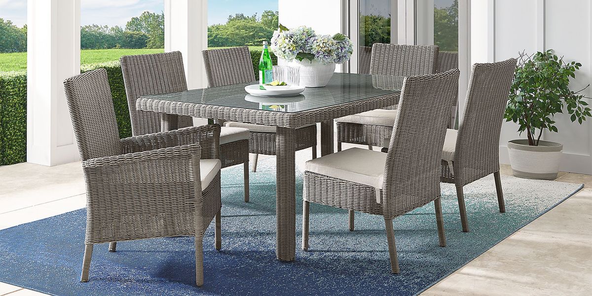 Forest Hills Gray 7 Pc Outdoor Dining Set