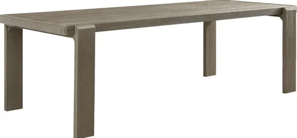 Montecello Gray Outdoor 40 x 98 Dining Table