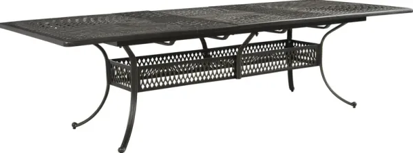 Carina Bronze 87-112 in. Rectangle Extension Outdoor Dining Table