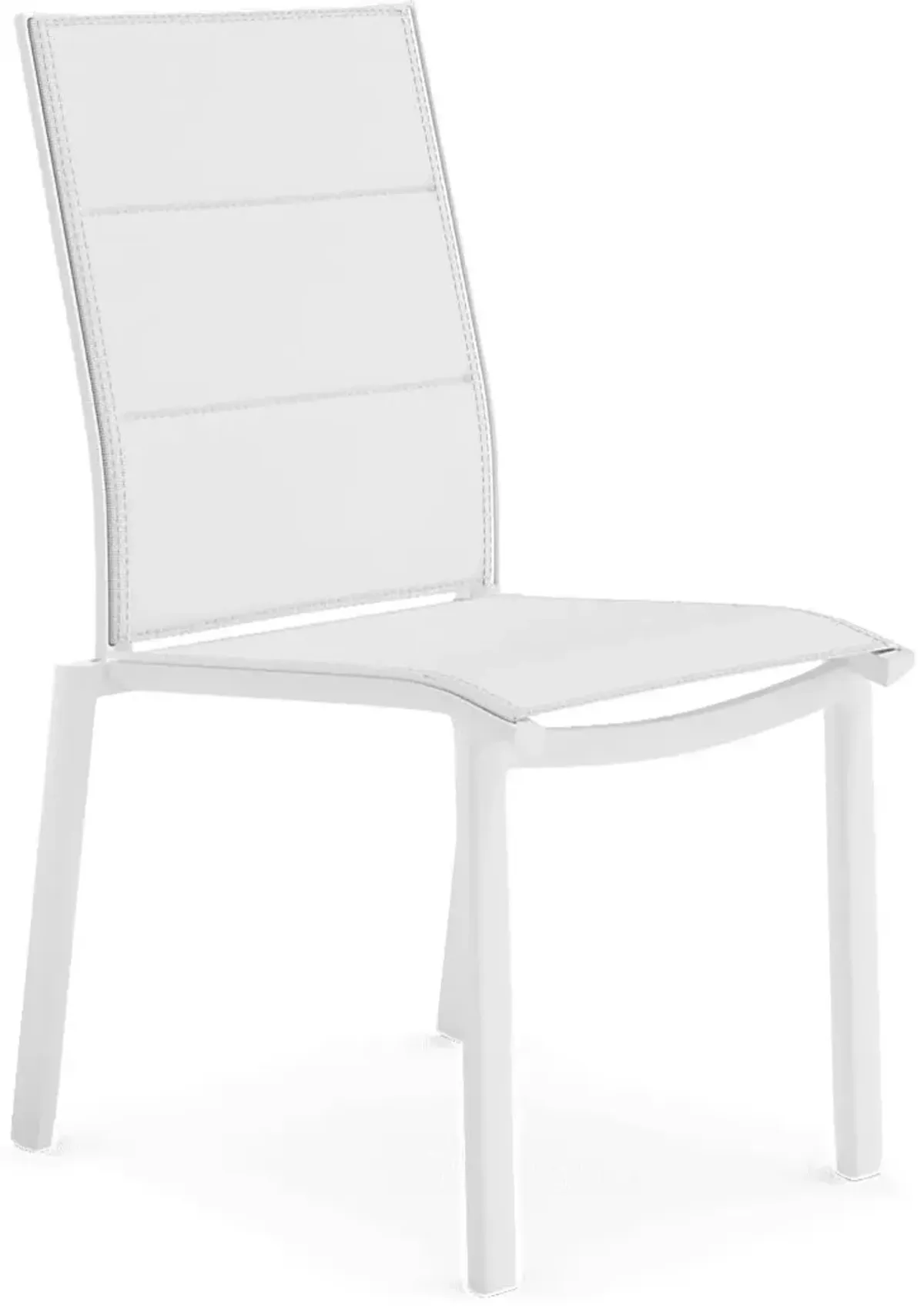 Solana White 7 Pc 70 in. Rectangle Outdoor Dining Set