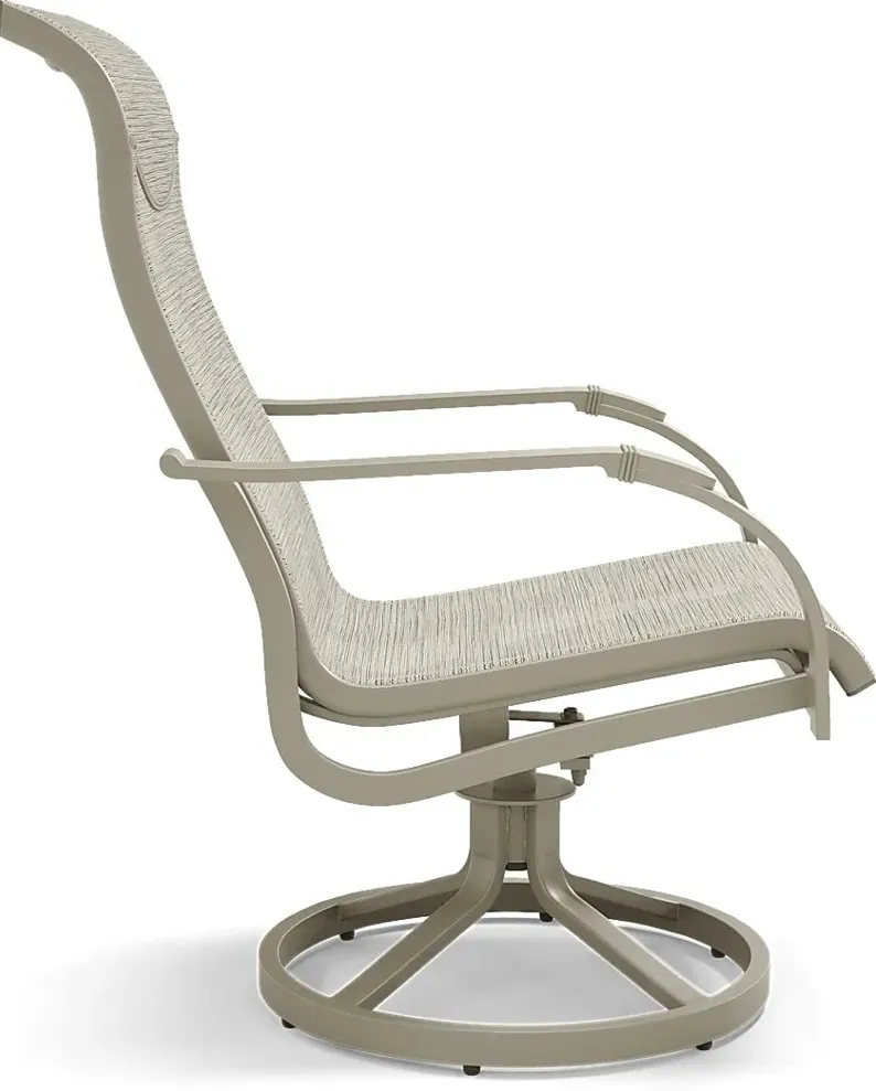 Windy Isle Sand Outdoor Swivel Rocker Chair