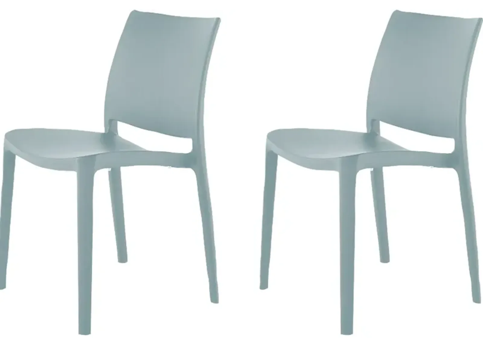 Lagoon Sensilla Light Blue Side Chair, Set of 2