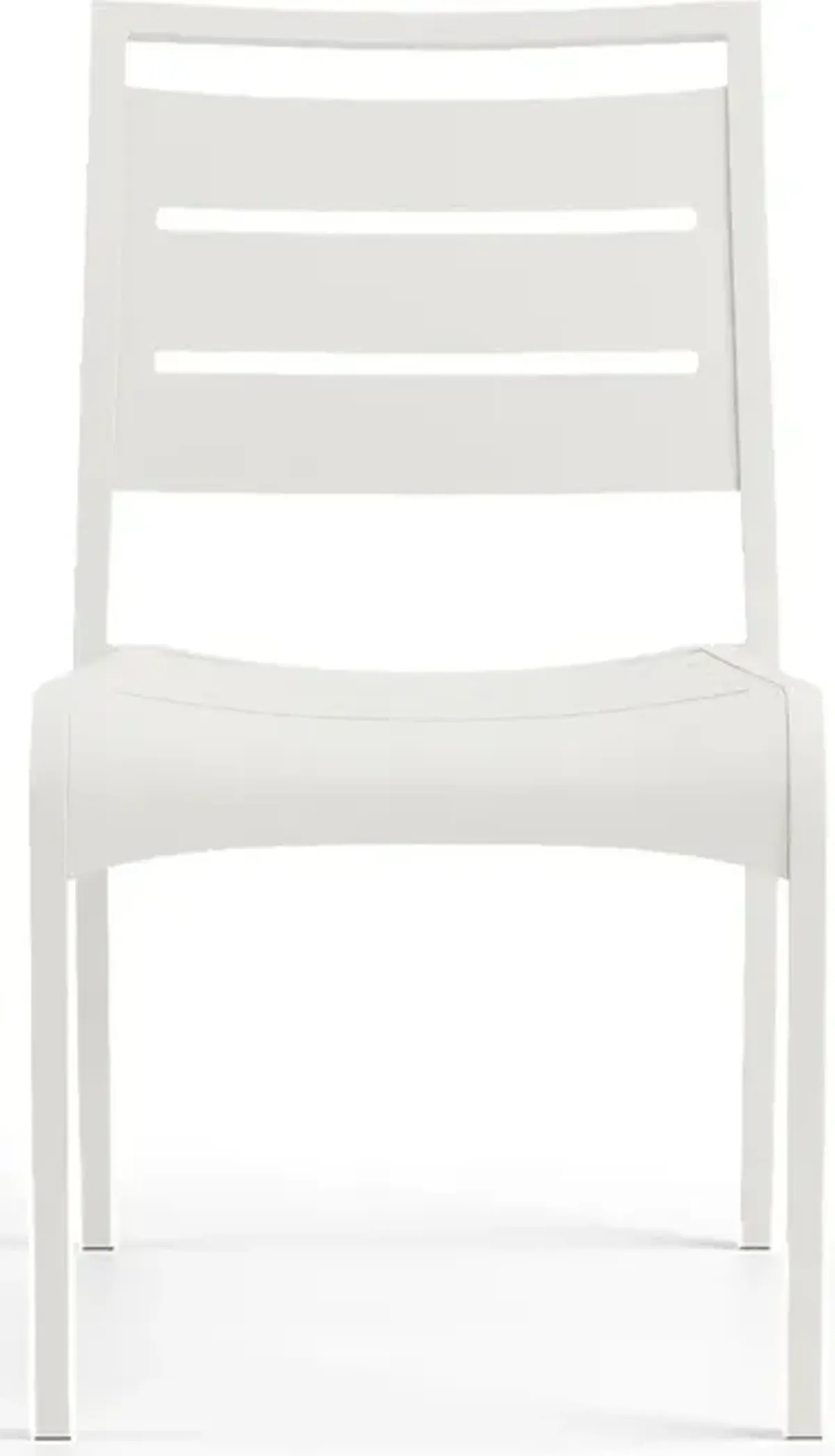 Park Walk White Outdoor Side Chair