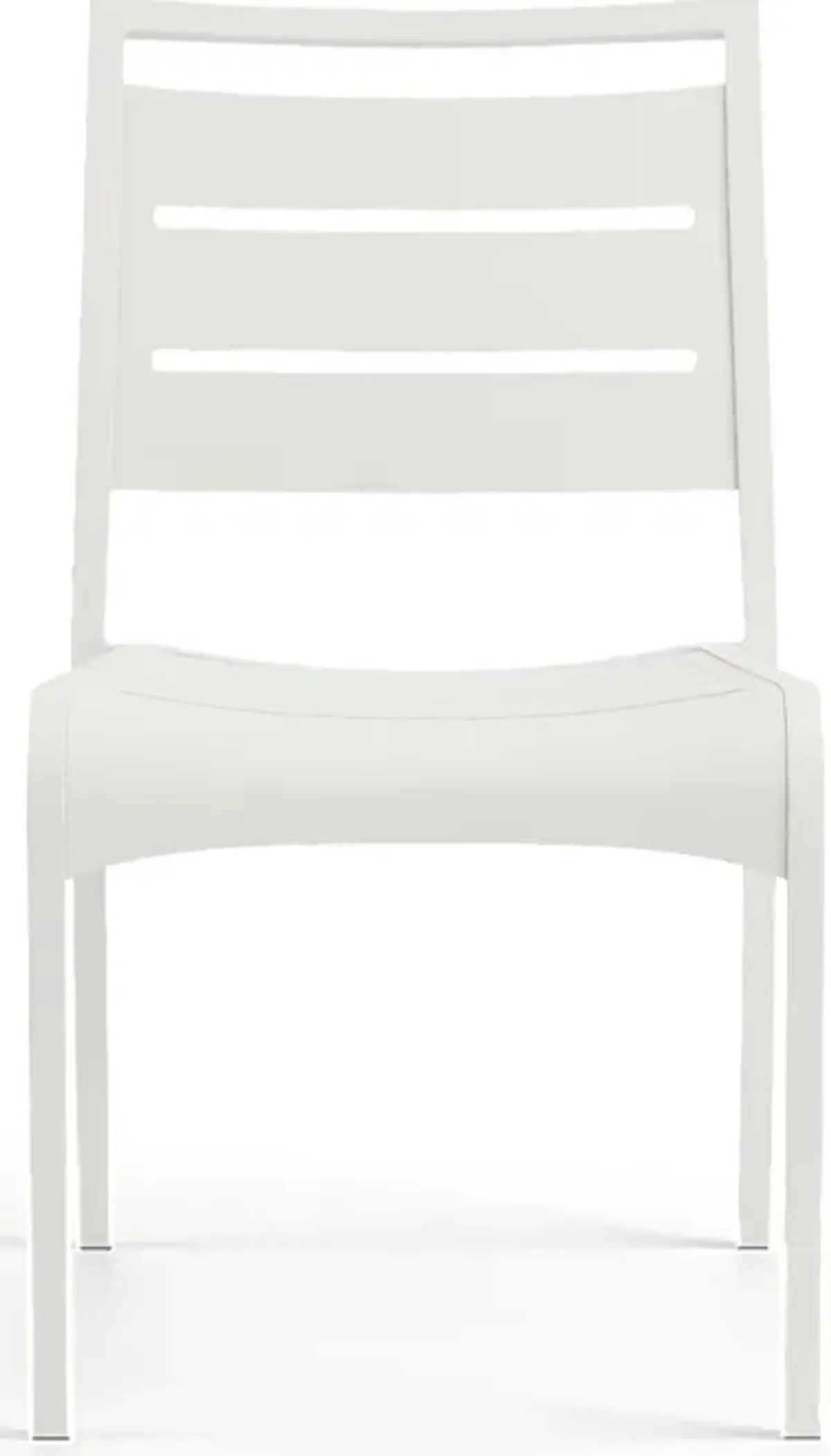 Park Walk White Outdoor Side Chair