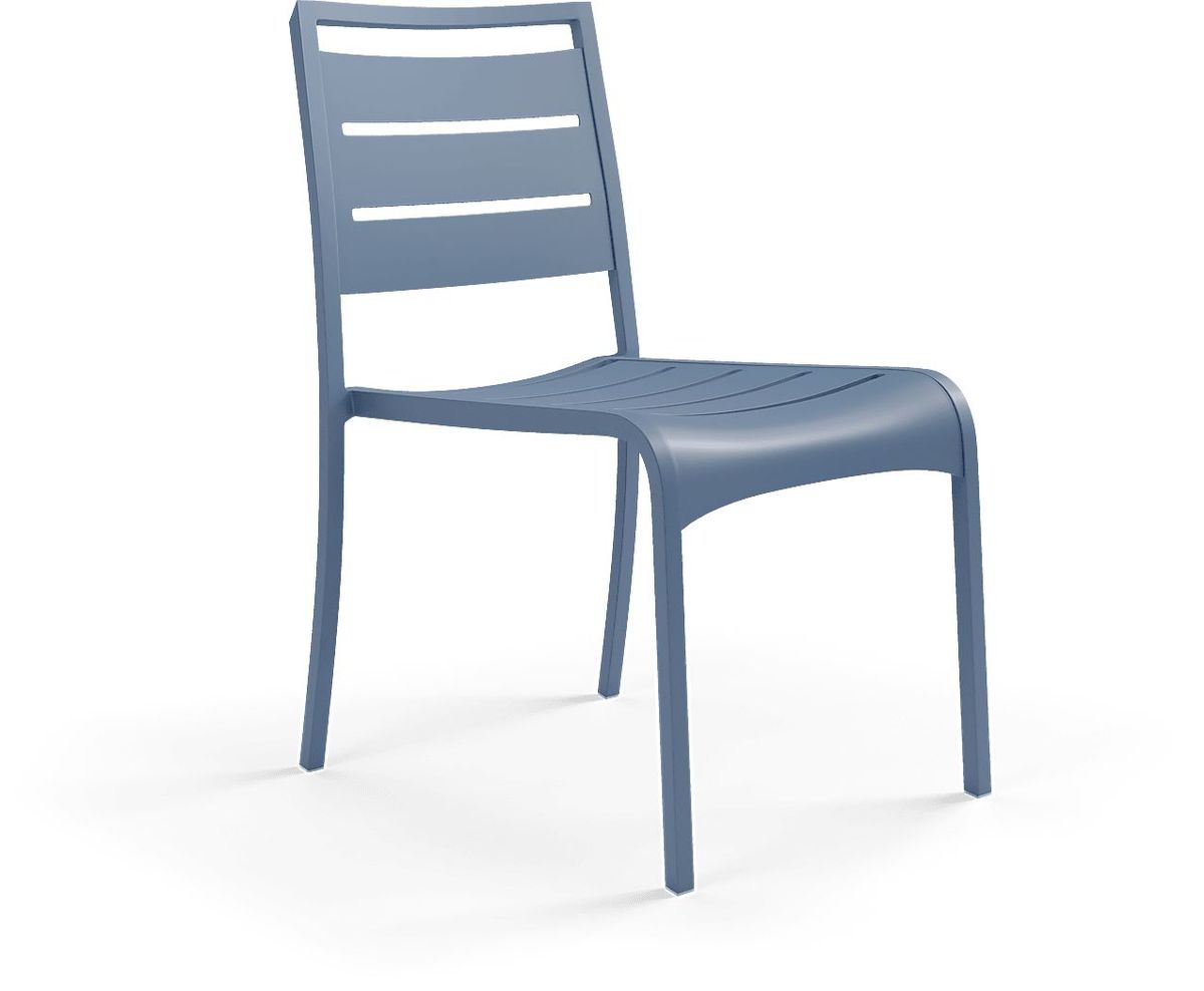 Park Walk Navy Outdoor Side Chair