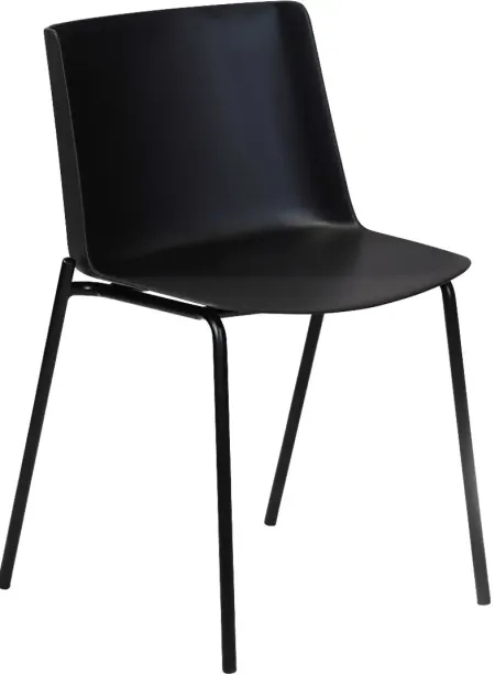 Glenury Black Outdoor Dining Chair, Set of 2