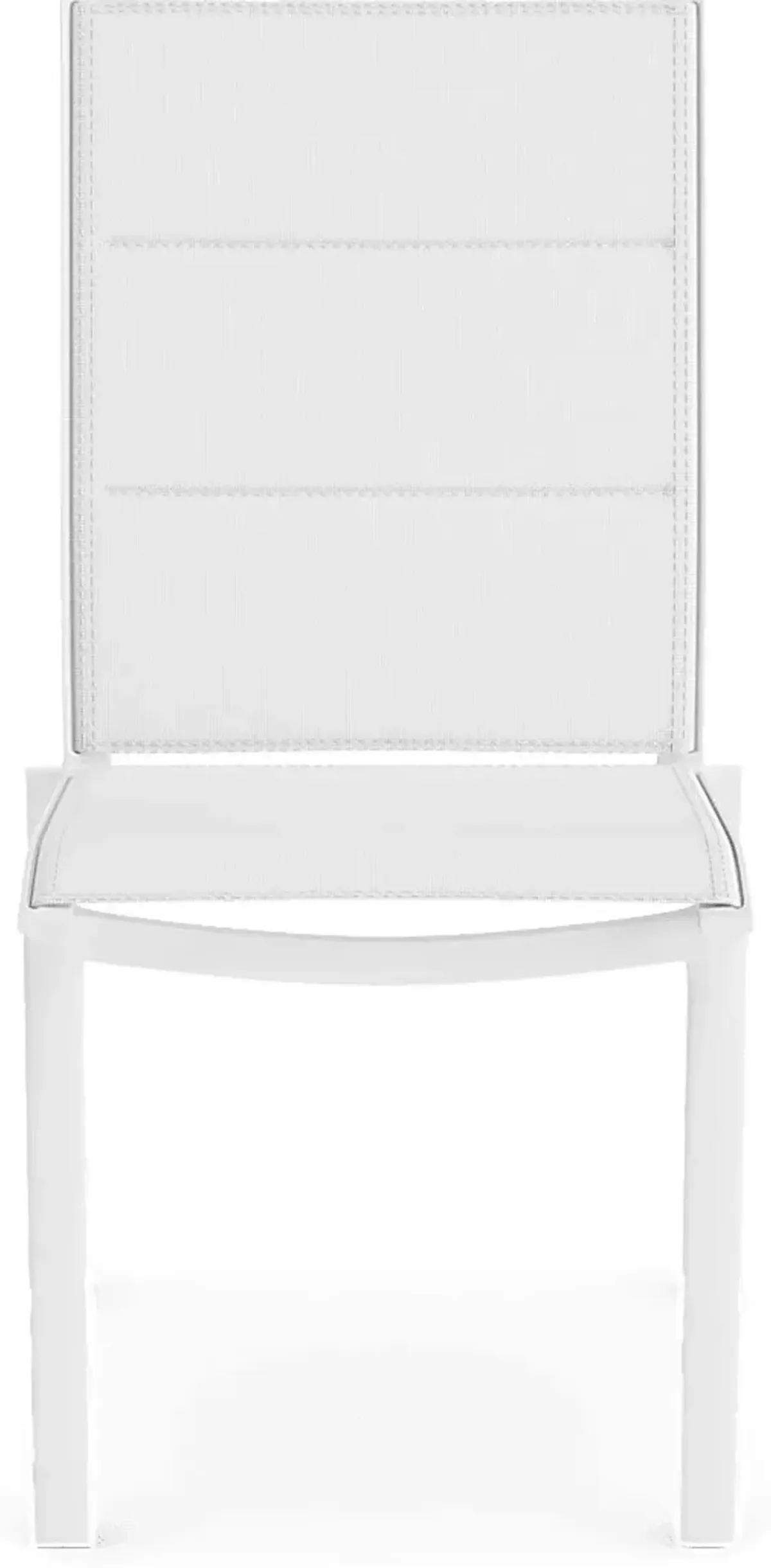 Solana White Outdoor Side Chair