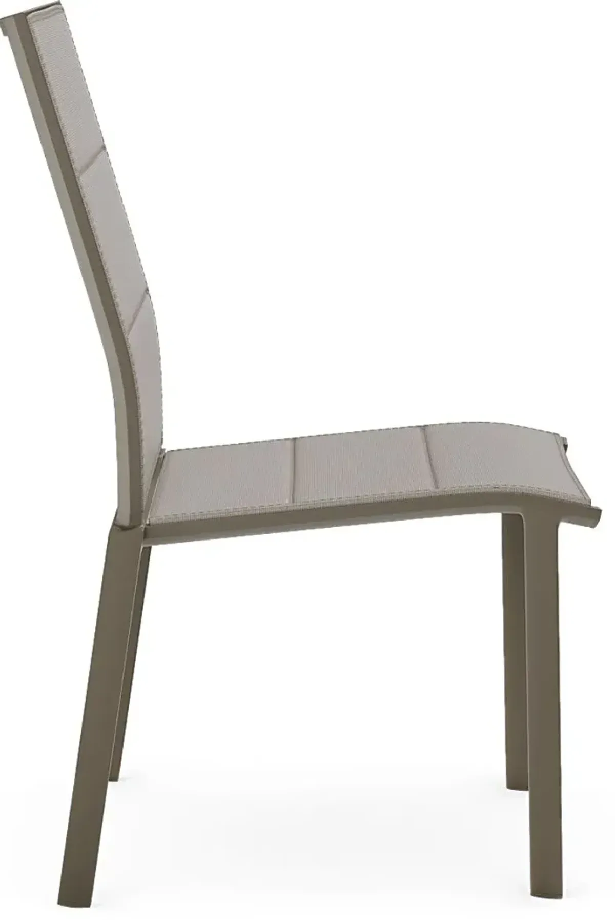 Solana Taupe Outdoor Side Chair