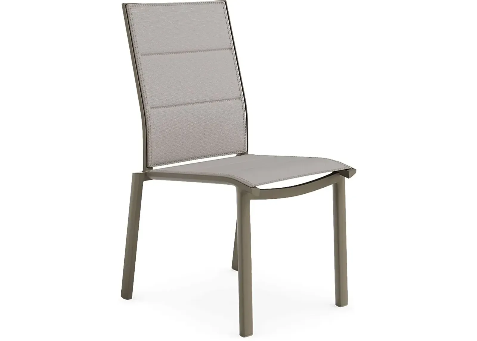 Solana Taupe Outdoor Side Chair