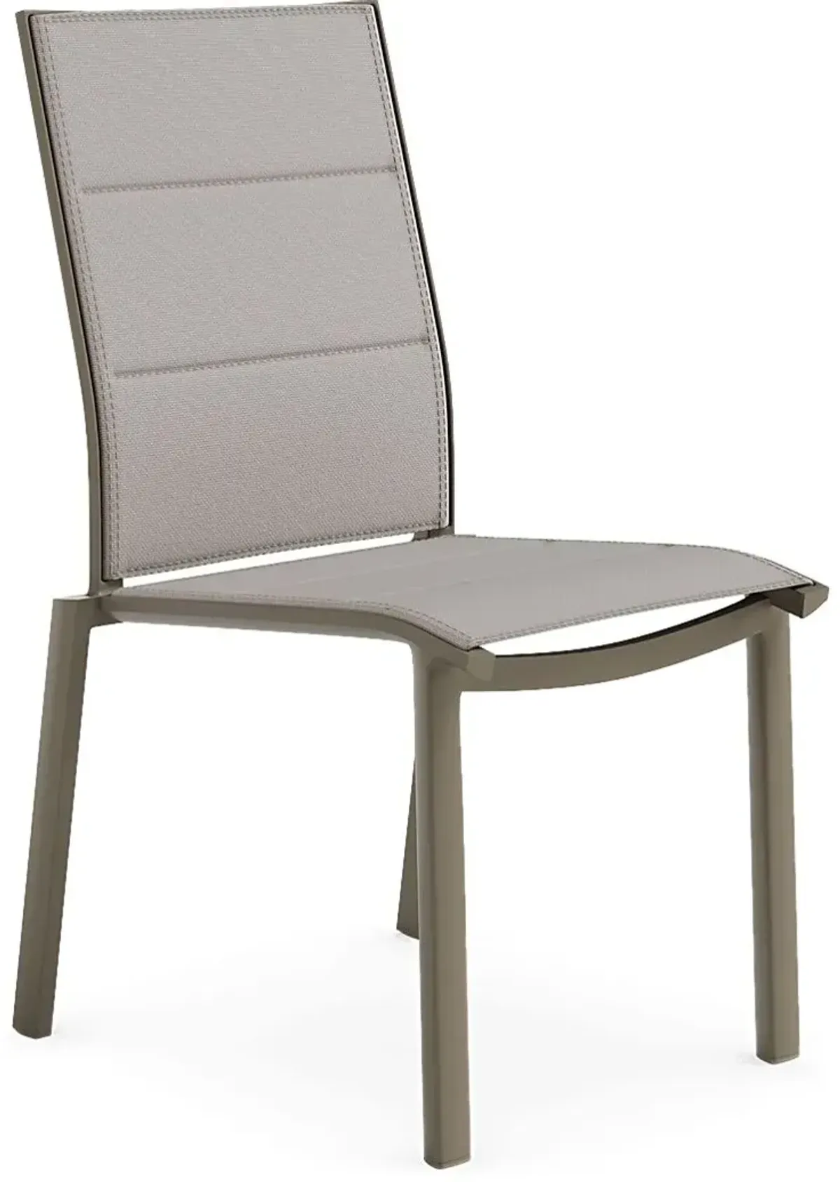 Solana Taupe Outdoor Side Chair