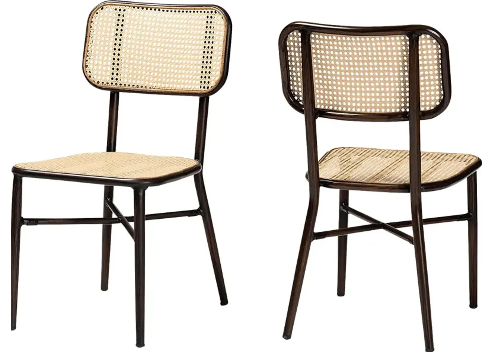 Outdoor Atniael Brown Side Chair, Set of 2