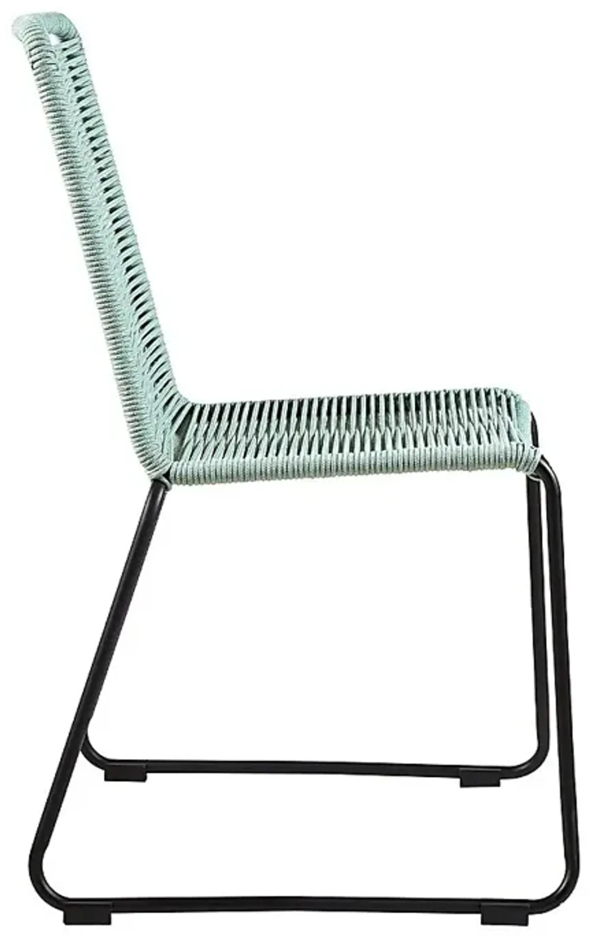 Avele Ann Green Outdoor Side Chair, Set of 2