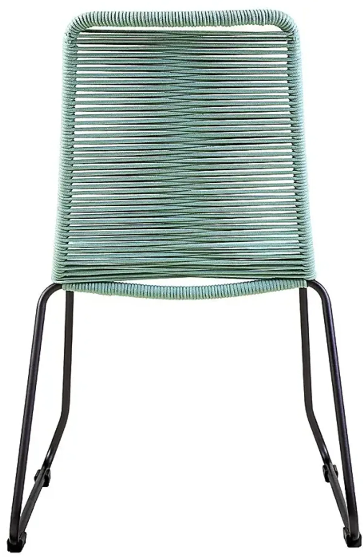 Avele Ann Green Outdoor Side Chair, Set of 2