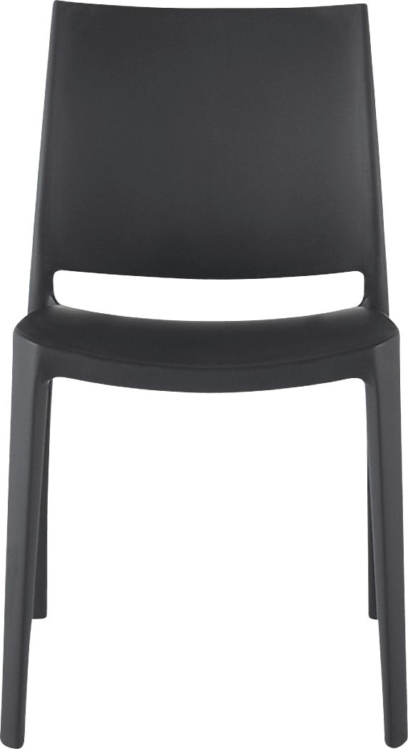 Lagoon Sensilla Dark Gray Outdoor Dining Chair, Set of 2