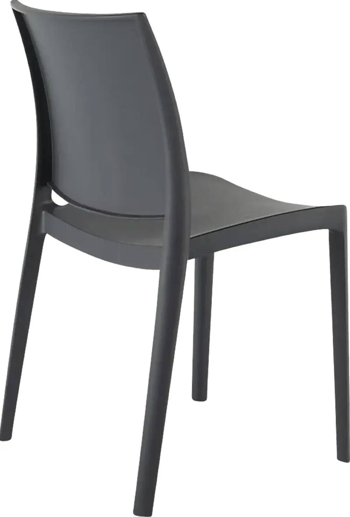 Lagoon Sensilla Dark Gray Outdoor Dining Chair, Set of 2