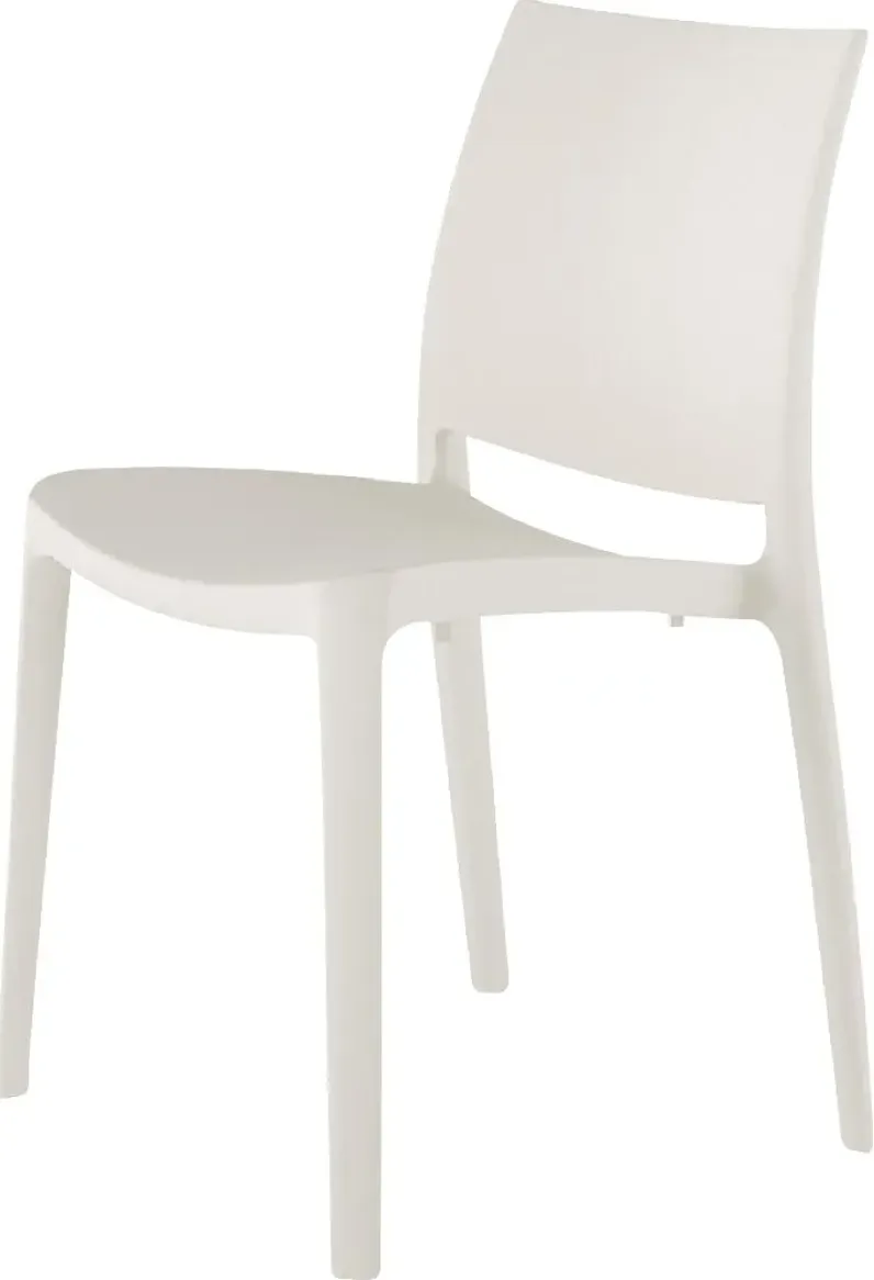 Lagoon Sensilla White Outdoor Dining Chair, Set of 2