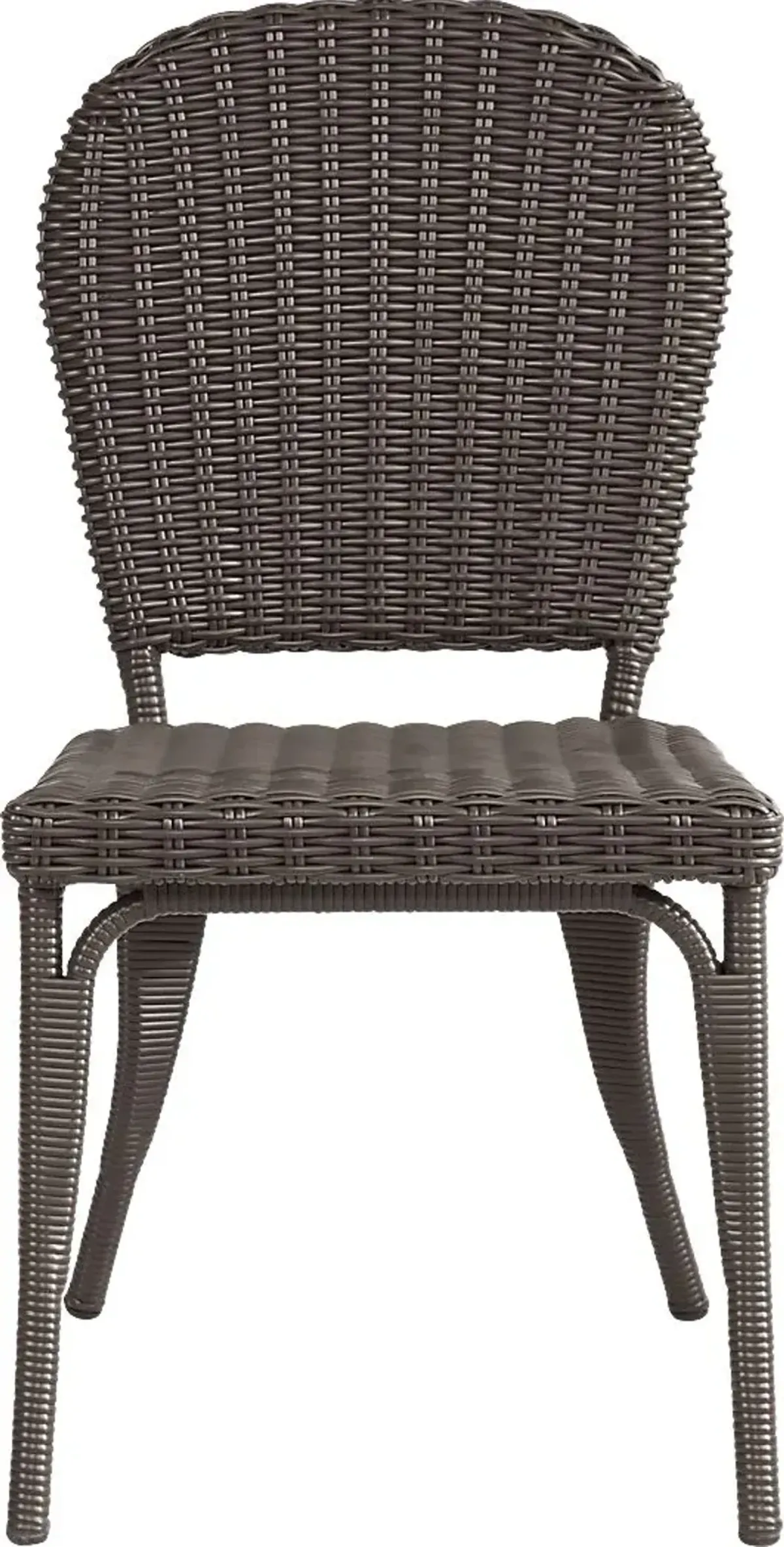 Patmos Brown Outdoor Bistro Side Chair