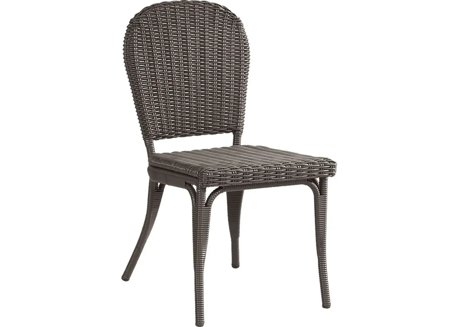 Patmos Brown Outdoor Bistro Side Chair