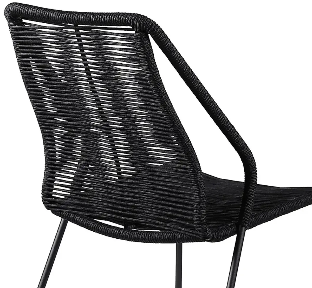 Elorian Black Outdoor Arm Chair, Set of 2