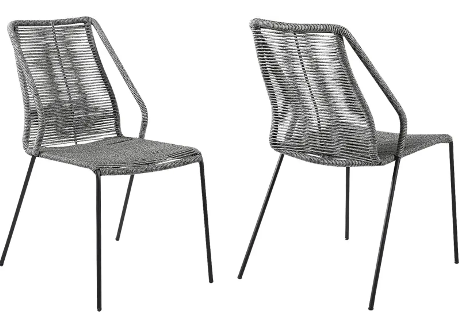 Elorian Gray Outdoor Arm Chair, Set of 2