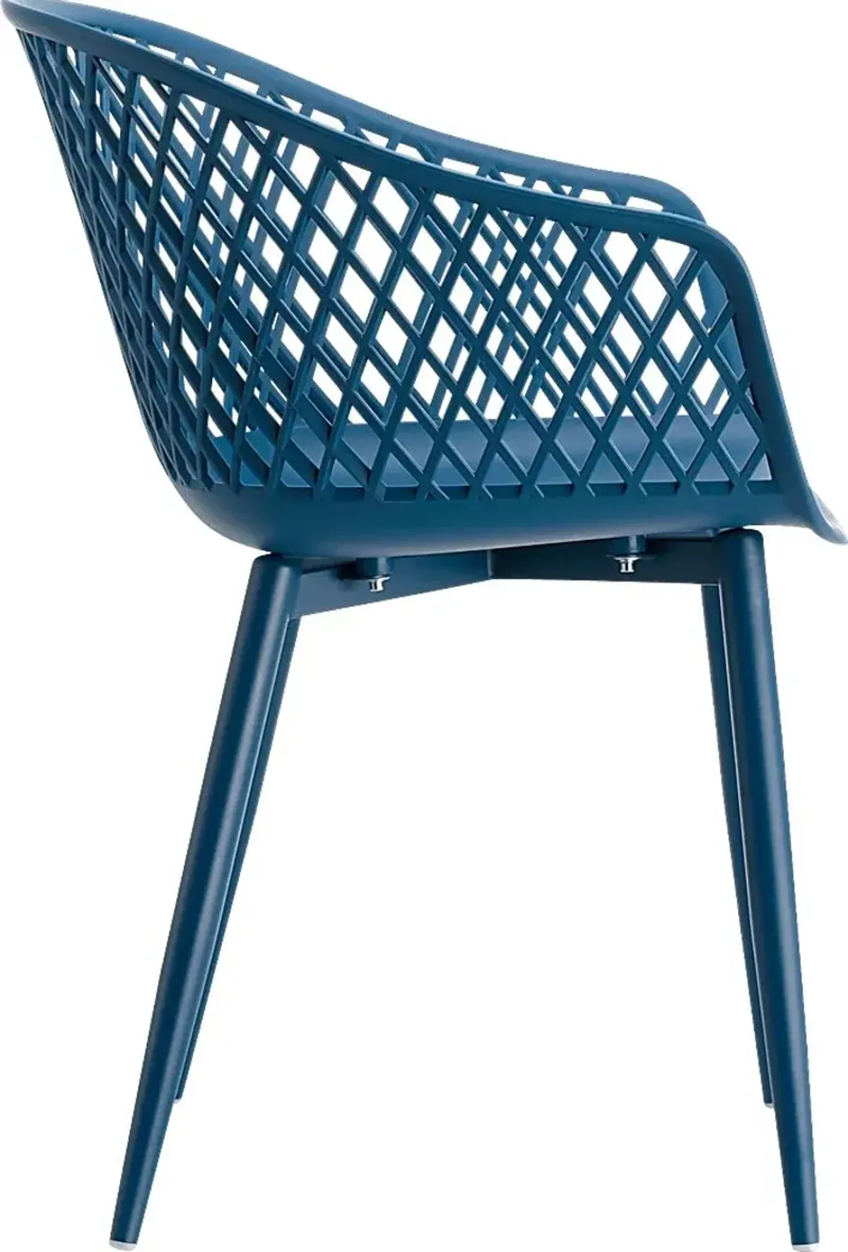 Auraria Blue Outdoor Arm Chair, Set of 2