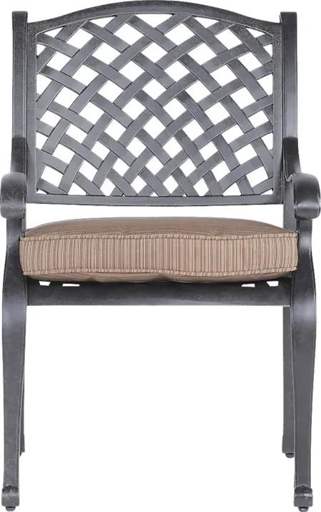 Outdoor Baudouin II Brown Side Chair
