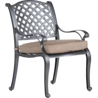 Outdoor Baudouin II Brown Side Chair