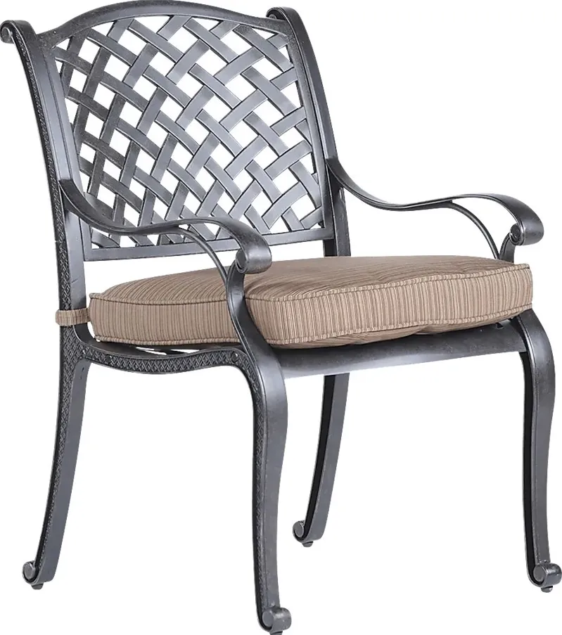 Outdoor Baudouin II Brown Side Chair