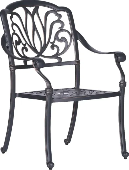 Outdoor Aurorette I Navy Chair, Set of 2