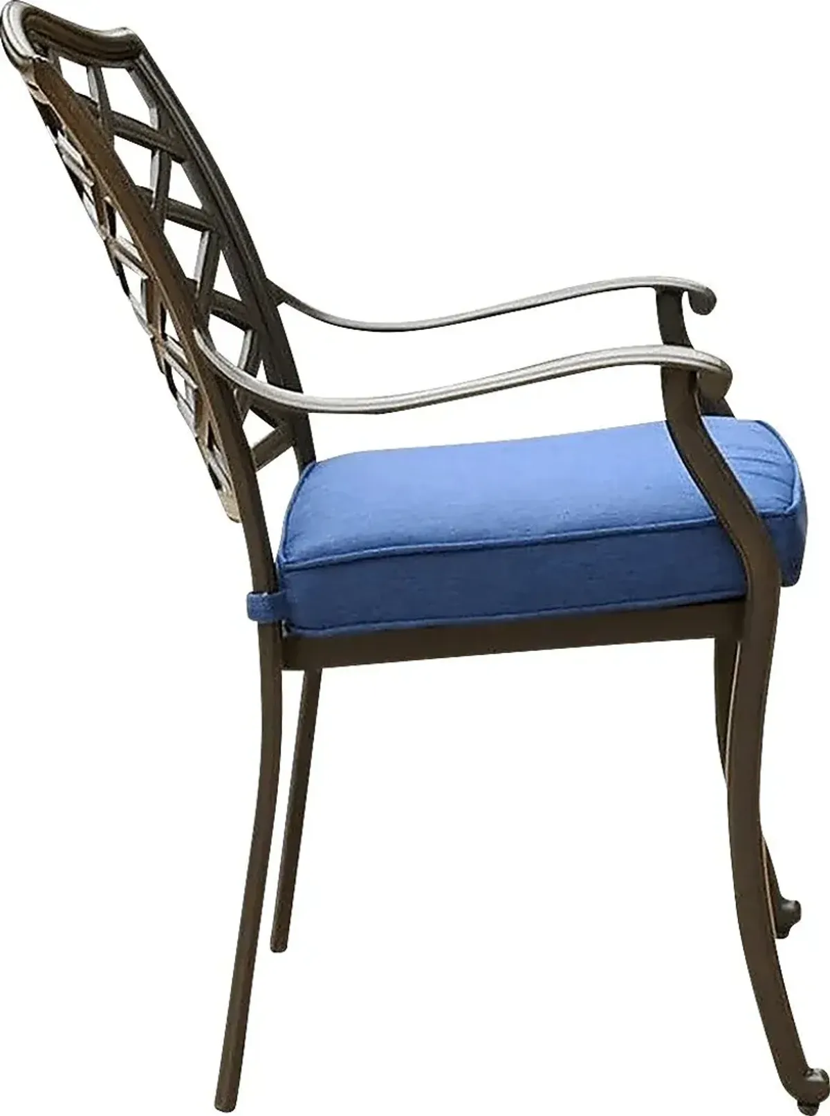 Outdoor Cyrielle I Blue Side Chair, Set of 2