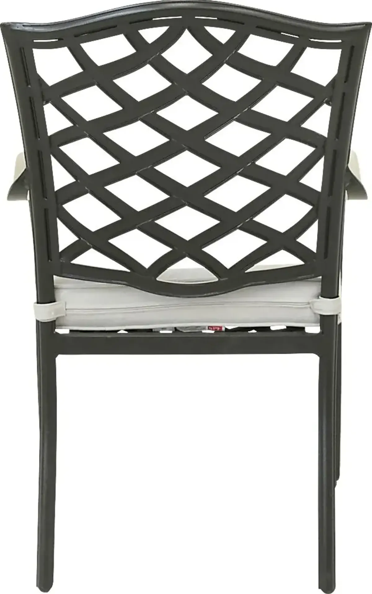 Outdoor Cyrielle I Gray Side Chair, Set of 2