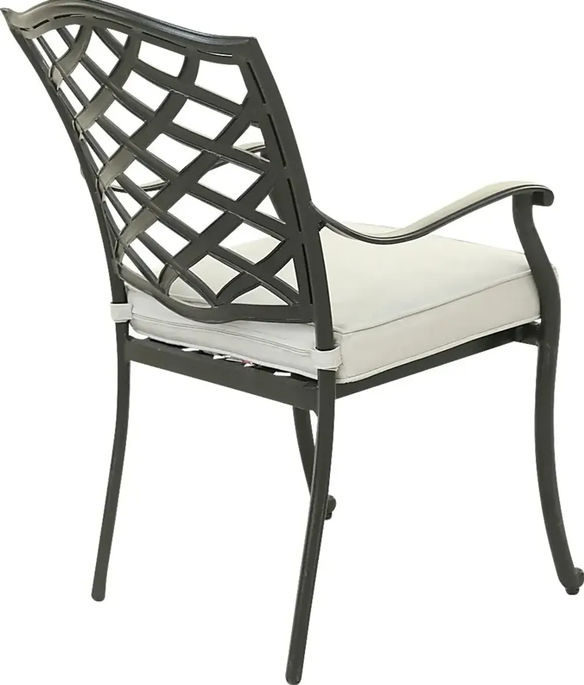 Outdoor Cyrielle I Gray Side Chair, Set of 2