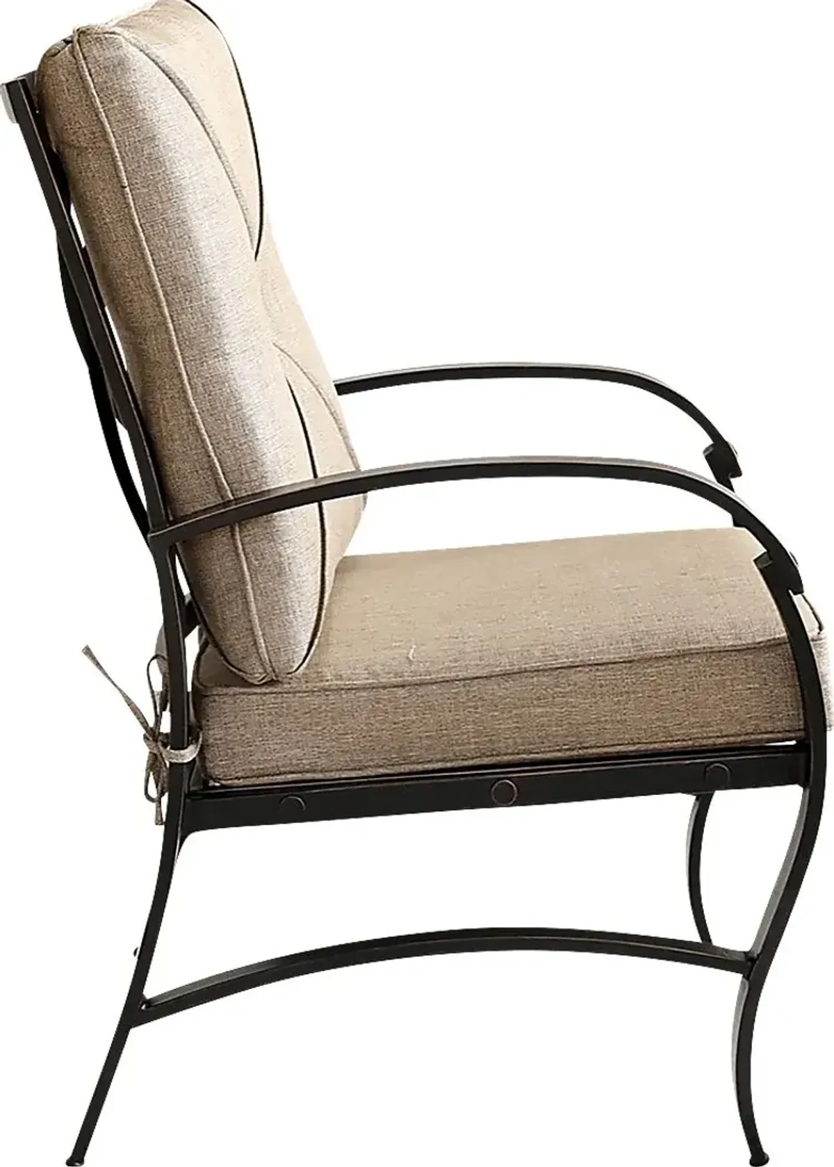 Outdoor Fanchon Beige Side Chair, Set of 2