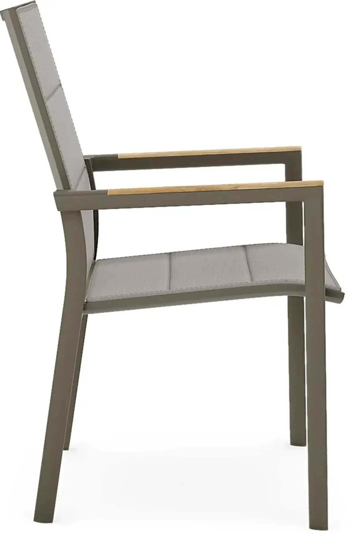 Solana Taupe Outdoor Arm Chair