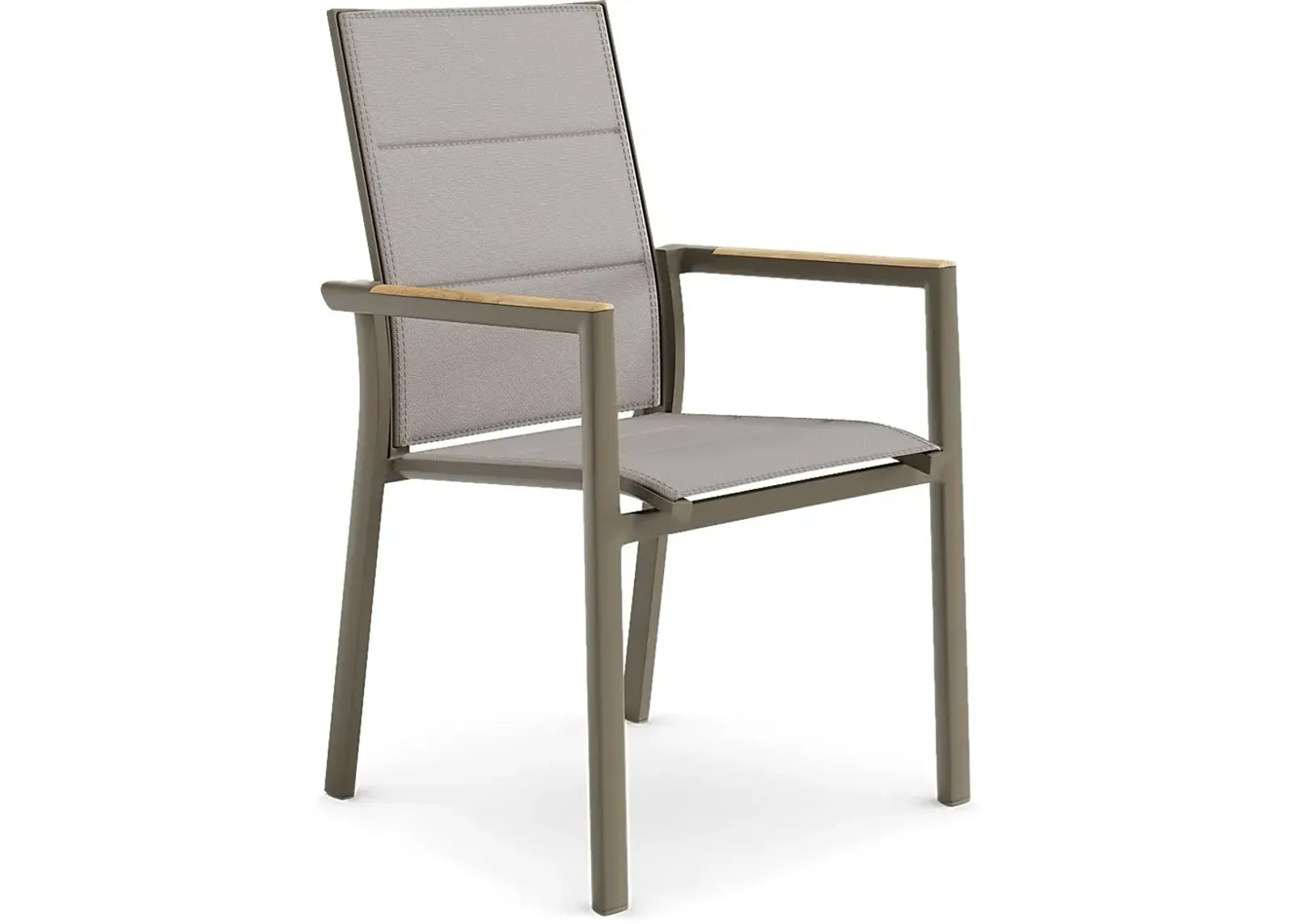 Solana Taupe Outdoor Arm Chair