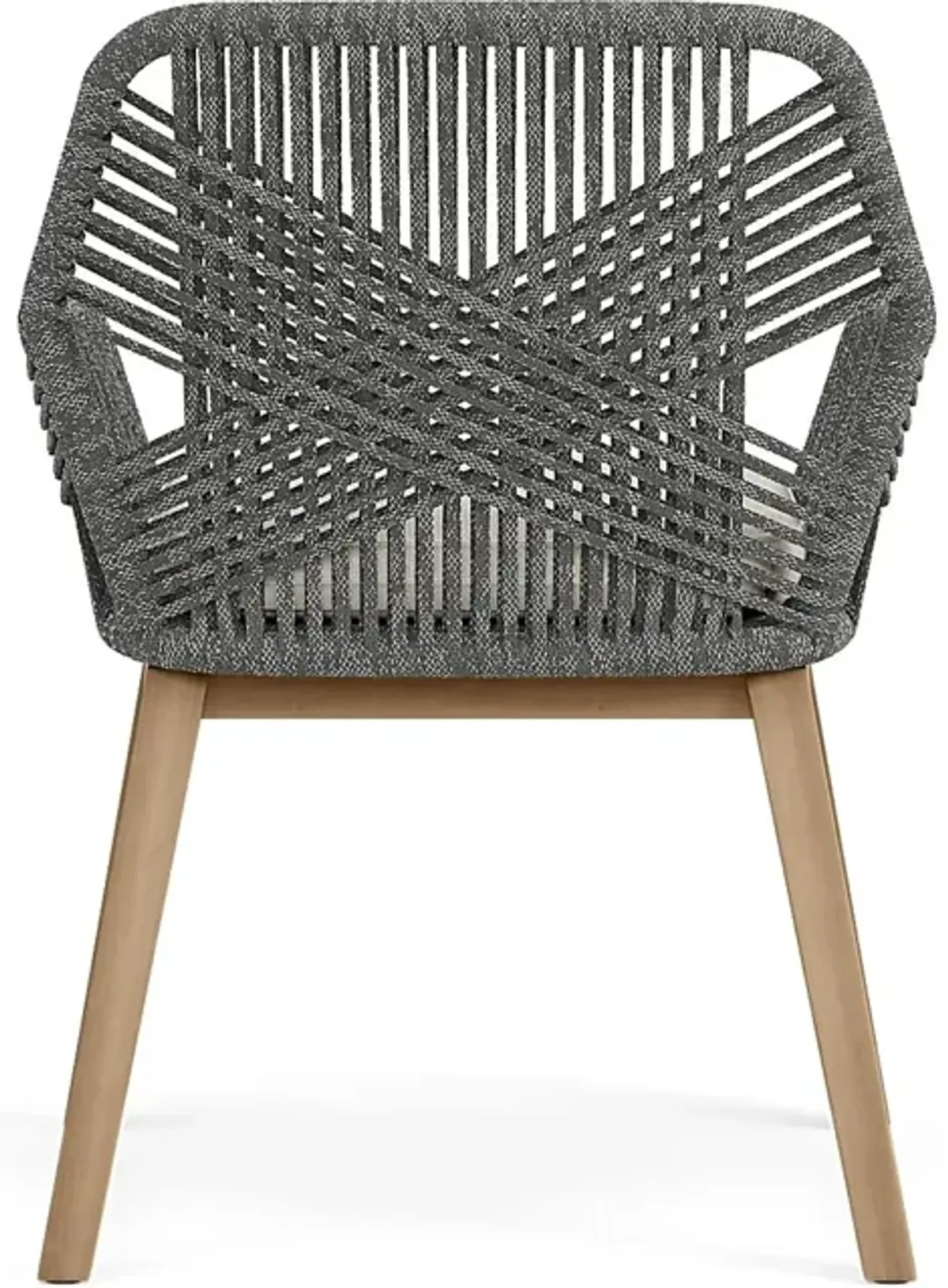 Tessere Gray Outdoor Arm Chair